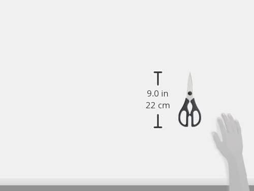 ウイストフ キッチンばさみ WU5558-1 黒 全長:205mm