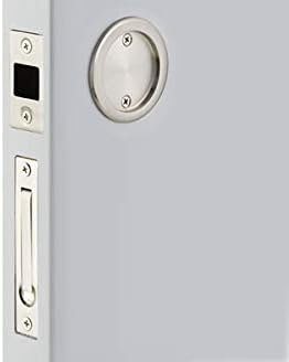 Emtek Tubular Pocket Door (Round Dummy, Satin Brass (US4))