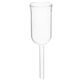Cabilock Portabler Zylindrischer Labor Glastrichter aus Verschleißfestem Glas für Chemische Filterung in Akademischen Einrichtungen und Industrie Laboratorien