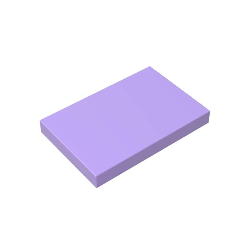 XYEIUGO GDS-1039 26603 Foundation Plate Tile 2x3, Lavender, 50 PCS