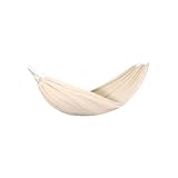 Hamaca de Tela Oxford for Acampar, Multifuncional, fácil de Transportar, Transpirable y respetuosa con la Piel, Suministros for Exteriores, Hamaca Resistente.(L,Beige)