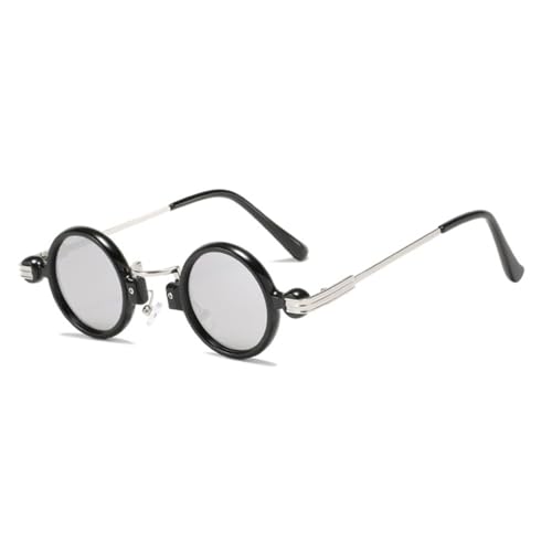 Lunettes de soleil rondes Steampunk Vintage mode Punk rétro