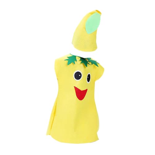 Disfraz de Fruta para Niños, Cosplay, Lindo Dibujo, Novedad, Cómodo, Portátil, Disfraz Infantil, Disfraz para Fiesta, Baile de Máscar, Calabaza
