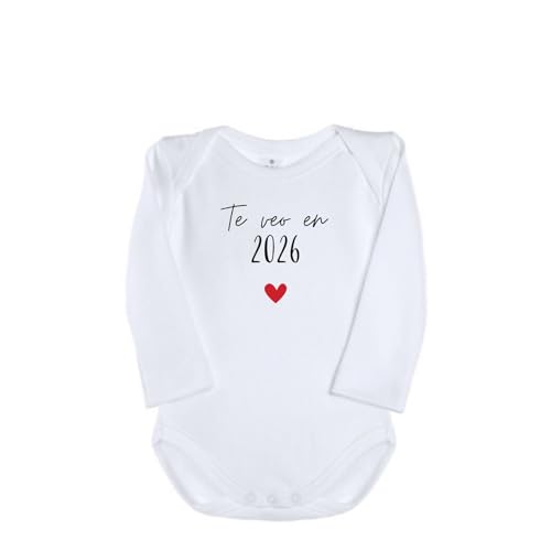 ParaManolita Body Bebe 'Te veo en 2026' personalizado