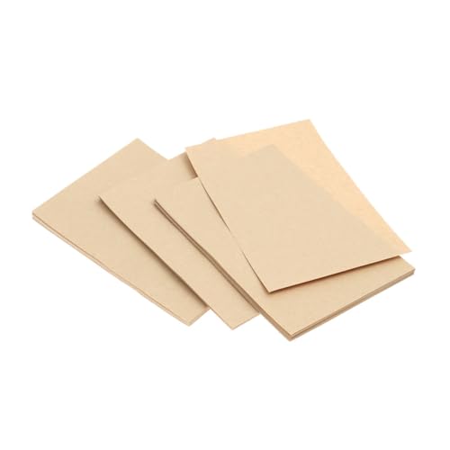 POPETPOP 150 hojas Papel de Carta Vintage Estilo Kraft Folios para Escritura Creativa y Manualidades