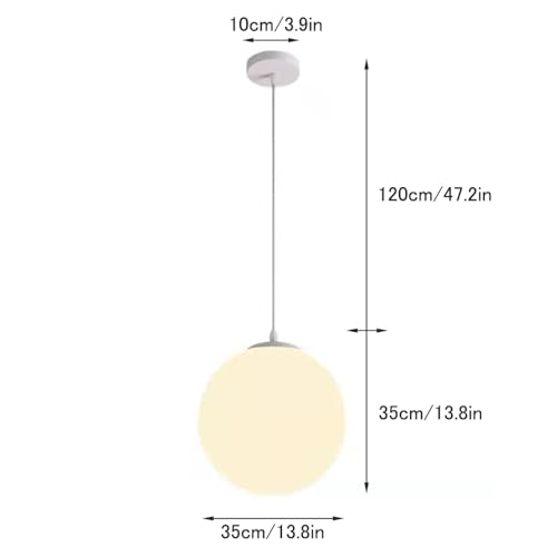 Suspension E27 moderne ronde pour éclairage de bar et restaurant scandinave - 8