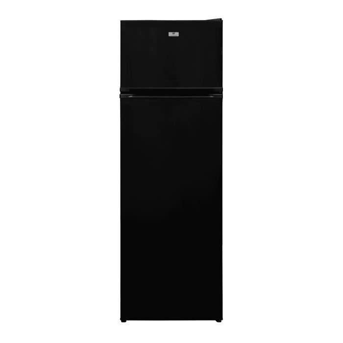 CONTINENTAL EDISON CEF2D240B Réfrigérateur 2 portes 242,5L Froid statique L 54 cm x H 160 cm Noir