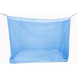 Image of Mosquito Net Blue Color Mosquito Net for Single Bed | Double Bed, 4x6 Insect Protection Net