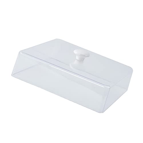 Cabilock Cubierta de Antisalpicaduras para Microondas Resistente Calor y Transparente para Cocinas y Protección de Comida Práctica y Portátil