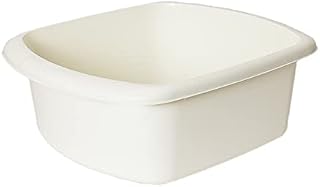 Plastic Large rectangular washing up bowl Black Basin Mixing Sink Bowls Cleaning Tidy Organizers (Grey, Single)