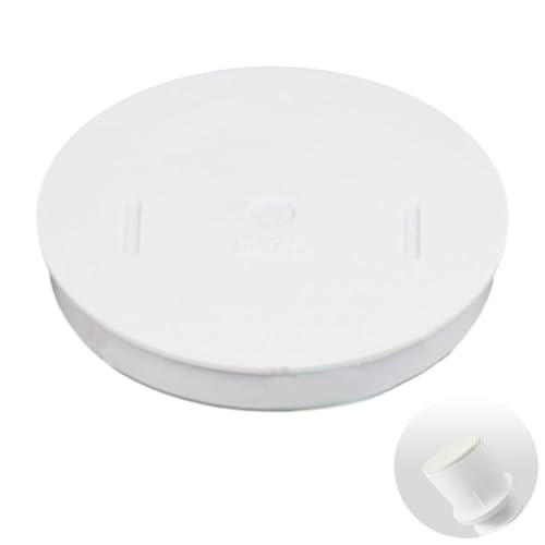 GXGM 1 Piezas Tapón De Alcantarillado Para Tubo Ø100Mm, Tubo Pvc Tapa De Cierre Para Tubo De Desagüe Y Ventilación, Cubierta Final Para Combatir Insectos,Olores Y Obstrucciones