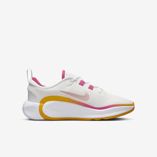 Nike Infinity Flow Big Kids' Running Shoes (FD6058-102, Summit White/Pinksicle/University Gold/Arctic Orange) Size 6.53