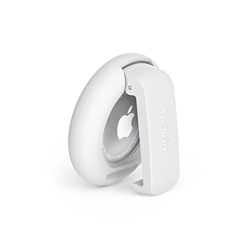 Belkin AirTag Case with Clip, Secure Holder Protective Cover Key Chain