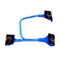 Revoltec IDE Cable Round (UDMA 133), UV Active, 60cm câble SATA 0,6 m Bleu - Câbles SATA (UV Active, 60cm)