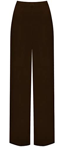 WearAll - Übergröße Damen Palazzo Weite Bein Hosen -...