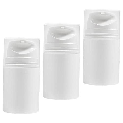 GALPADA 3pièces Flacons à Pompe Vide sans Air Lot pour Voyages Cosmétiques Rechargeables et Réutilisables Compacts et Portables