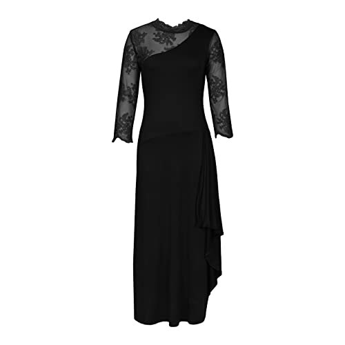 Pehalq Sexy Maxi Dress For Women Floor Length Dress Formal Gowns And Evening Dresses Rehearsal Dinner Dress For Guest Black #TOP4