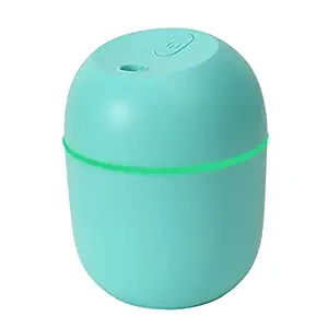 Ubervia Small Humidifier Mini Humidifier Car Air Purifier Aromatherapy Humidifiers Diffusers Household Large Fog Volume Humidifier - Color : Hortel