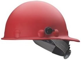 Fibre-Metal Roughneck Red Fiberglass Cap Style Hard Hat - 8-Point Suspension - Ratchet Adjustment - FIBRE-METAL P2ARW15A000 [PRICE is per EACH]