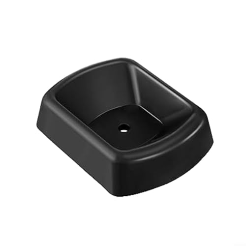 Cale de roue pour roue jockey en caoutchouc pour remorque, charge lourde, butée de rouleau, stabilisateur pour caravane, remorque de bateau, remorque de camping, noir (1 pièce)