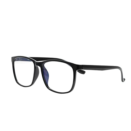One-Day Sale: Up to 80% Off Ocushield Parker Unisex Anti-Blue Light Glasses for Reading, Gaming, and Computer, Tablet and Phone Use - Black - No Magnification