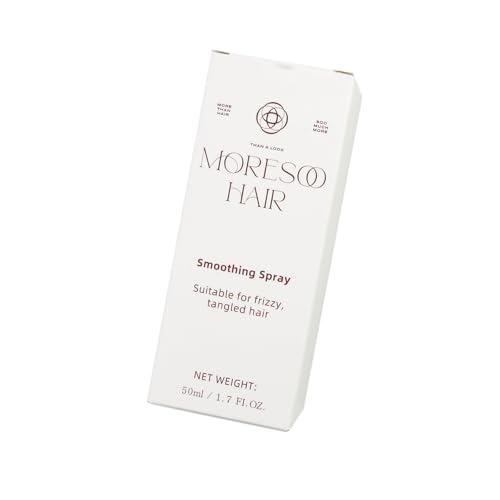 Image of Moresoo Smoothing Spray Suitable for All Hair Types Detangling Spray Conditioning Sprays and Detanglers 1.7 Fl Oz 50ml Softener for Easy Combing and Styling Adds Luster Ideal for Salon and Home Use