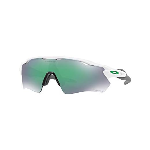 Óculos de sol Oakley masculinos Oo9208 Radar Ev Path, branco polido/Prizm Jade, 38 mm EUA