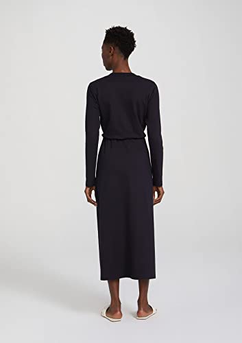 Vestido Em Moletom Midi Manga Longa