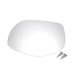 MIRROVIA Glaces De Rétroviseur Latéral Gauche De Remplacement Avec Plaque De Support Convexe Chauffante En Verre Blanc Pour Porsche Cayenne 2007 2010 Remplacement de Voiture