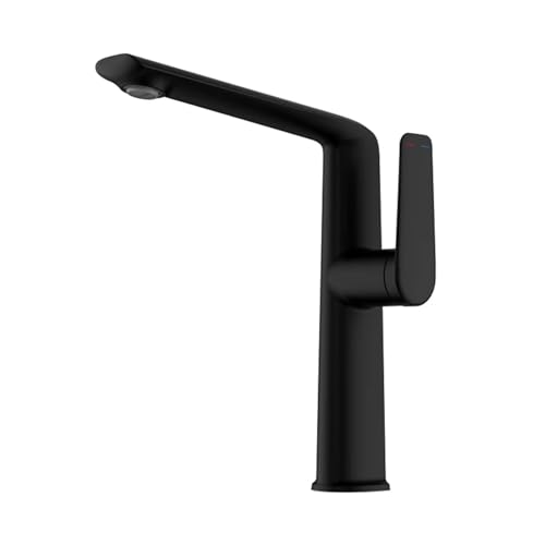 Mitigeur lavabo haut pour eau chaude et froide et robinetterie de salle de bain