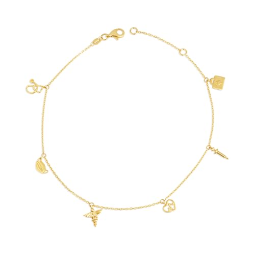 �N���_�S�[���h 14K �C�G���[�S�[���h ��Ã`���[�� �A���N���b�g 25.4 cm, ����