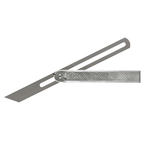 Falsa Squadra Professionale per Falegname, Strumento di Misurazione Angolare per Falegnameria, Edilizia e Bricolage, Squadra da Lavoro Affidabile e Resistente, Regolabile 250 mm.