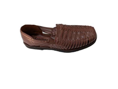 Image of Rocky Men's Hand Woven Leather Huarache Sandal for All-Day Comfort