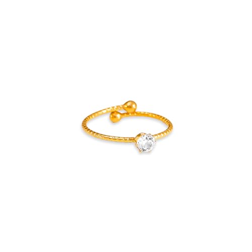 Image of Rubans Demi Fine Stainless Steel Finger Ring Minimal Gift for Women & Girls