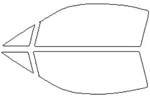 ファンキーゴースト 99 運転席 助手席 トヨタ 適合 86 ＺＮ6 Ｈ24，4～ カーフィルム カット済み