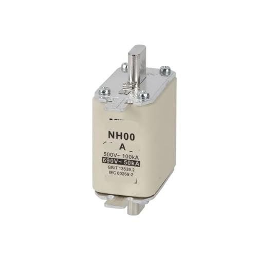 Noyau de fusible NH00 20A en tube carré de céramique robuste pour contact couteau