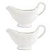 Housoutil 2 szt. sosowa łódź ceramiczny sos łodzi dzbanek do serwowania sosów do sałatek kremowy bulion czarny pieprz 90 ml