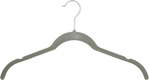 Amazon Basics Velvet Shirt/Dress Hangers, Black, 50-Pack