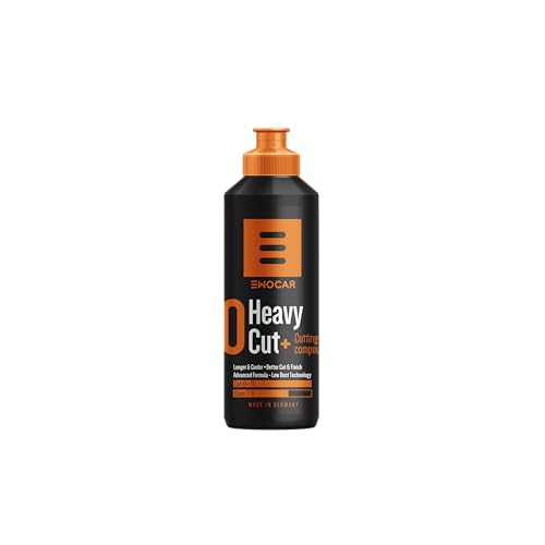 EWOCAR Heavy Cut+ Compound I Abrasive Polishing Compound for Deep Scratches, Sanding Marks, Swirls & Holograms I Buffing and Polishing Compound for Scratch Repair I 8 oz.