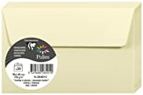 Clairefontaine - Ref 5586C - Pollen Adhesive Envelopes (Pack of 20) - C6 Sized, 120gsm Paper, Printer-Compatible, Acid Free, Adhesive Strip for Easy Seal - Intensive Red