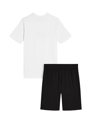 Image of PUMA Kids Graphic T-Shirt & Fleece Short Set (Toddler)