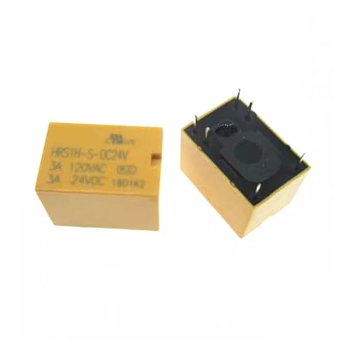 Relais 24 V HRS1H-S-DC24V HKE commutateur miniature DIP6 120VAC pour automatisme, 5pcs