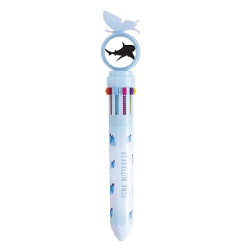 Stylo à bille rétractable Ocean Black Shark fournitures scolaires écriture multicolore