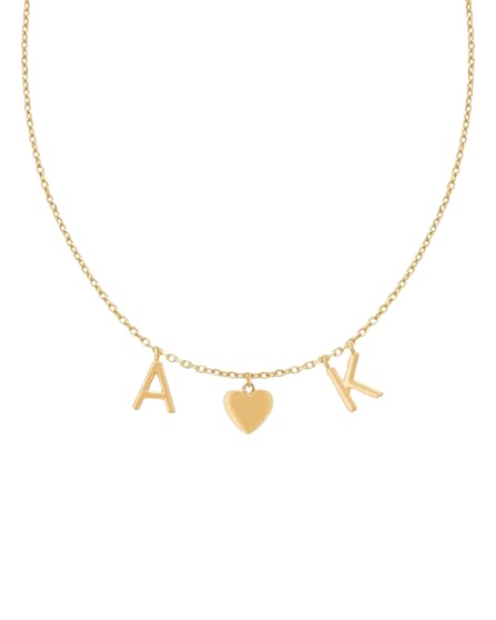 zenroxCustom Name Necklace Personalized 18K Gold Plated Nameplate Pendant Gift for Women