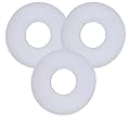 3 Pack Flush Valve Seal Fit for TOTO Toilets, Replacement for TOTO THU128/9BU001ER 3.5 Inch Flush Valve Assembly