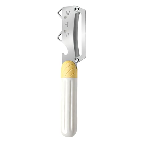 Pelador de patatas Práctico pelador - 19 x 3 x 3 cm Ayudante de cocina de acero inoxidable, mango antideslizante | Eficiente para zanahorias, naranjas, ensaladas, uvas, mango, tomates, ajo, asado domé