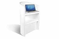 Kloris Empfangsbank, Restaurant, Geschäft, Polyethylen, 2 Regale, für den Innen- und Außenbereich