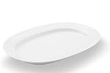 friesland jeverland weiß kombiservice 30-teilig 2. wahl Klar, nordisch, schnörkellos Jeverland Weiß Platte 1, oval, 24cm / Untert. Sauciere