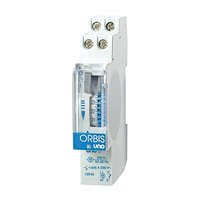 UNO D 120 V. INTERRUPTOR HORARIO ANALOGICO 1 MODULO SIN RESERVA DIARIO INTERRUPTOR 16(4) A