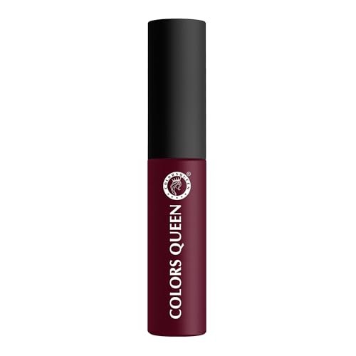 Image of Colors Queen Mellow Matte Lip Cream, Long Wear Liquid Matte Lipstick, Velvety Soft Finish, Weightless Formula, Long Lasting Lipstick for Women (05 - Famous)